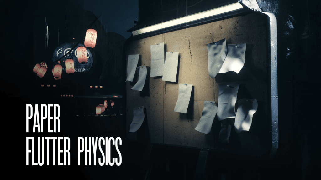Paper Flutter Physics | Blender