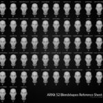 ARKit 52 Blendshapes Reference Sheet – All Facial Shape Keys