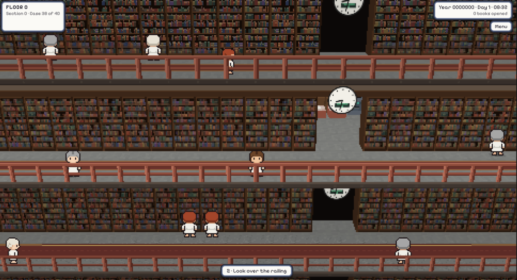 A Short Stay in Hell Game: Walk Peck’s Infinite Library